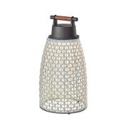 Bover Nans M/49/R batteridriven bordslampa för utomhusbruk, beige
