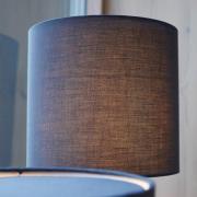 PR Home bordslampa Leah, blå, höjd 46 cm, textil