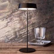 Deko-Light LED-bordslampa Miram med batteri, dimbar, svart