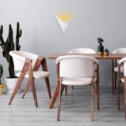 Opviq Bird 3202 väggtvätt, triangelformad design, vit