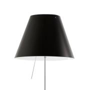 Luceplan Costanza golvlampa D13ti, aluminium/svart