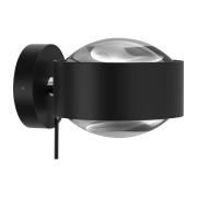 Top Light Puk Maxx Wall+ LED linser klar, svart matt/krom