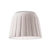 Ferroluce Taklampa Madame Gres keramik höjd 29 cm, vit