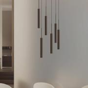 Audo Copenhagen Audo hänglampa Tubulaire, 6 lampor, ring, brons, alumi...