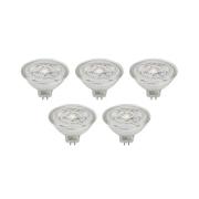 Prios LED-reflektor GU5.3 4.9W 500lm 36° klar 840 set om 5