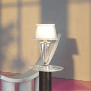 Maytoni bordslampa Verre, guld/vit, höjd 54 cm, glas