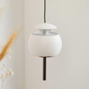 LOOM DESIGN LED-hänglampa Parachute, vit, Ø 9,6 cm, aluminium