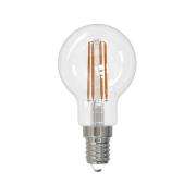 Müller-Licht LED-droppe E14 2,2W glödtråd 2.700K 470lm klar