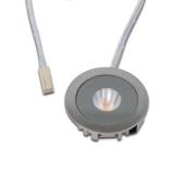 Hera LED-inbyggd spot för möbler AR 35, 4 000 K Ø 4 cm stål aluminium ...