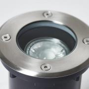 Brilliant Golvinbyggnadslampa Itch, Ø 11 cm, stål, Metall