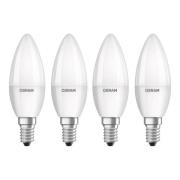 OSRAM LED-ljus E14 Base Retro 4,9W 4-pack 2 700 K