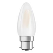 OSRAM LED-ljus B22d Classic 827 4W matt