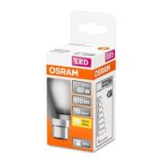 OSRAM LED-dropplampa B22d 4W 2,700K matt