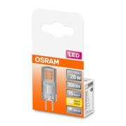 OSRAM LED-stiftlampa GY 6,35 2,6 W, varmvit 300 lm