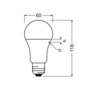 OSRAM LED Classic Star, matt, E27, 10 W, 4 000 K, 1 055 lm