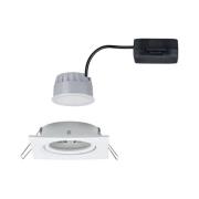 Paulmann LED-spot Nova Coin kantig, dimbar, vit