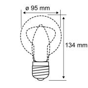 Paulmann LED-globlampa E27 7W ZigBee Tunable White