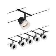Paulmann Cone vajersystem basset 5 lampor svart