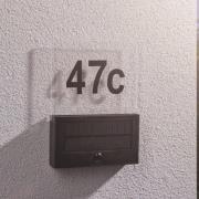 Paulmann Neda LED-husnummerlampa solcell