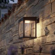 Philips solcellslampa Camill svart/klar 14 x 14 cm