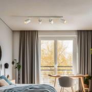 SIGMA Takspotlight Zoom, 4 lampor, vit, metall, GU10