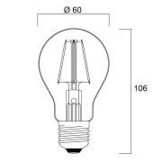 Sylvania ToLEDo Retro LED-lampa E27 4,1W orange