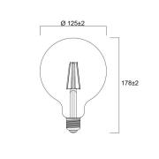 Sylvania E27 filament LED G120 4W 2 700K 840 lm