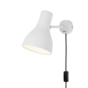 Anglepoise Type 75 vägglampa med stickkontakt, vit