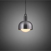 Buster + Punch med gaffel Gunmetal/Opalglas Ø 25cm