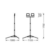 Ledvance LED arbetsbelysning värde stativ 2-fl. 2 x 20 W