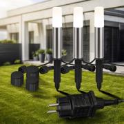 Briloner LED-markspettslampa 3925032 12V 3x-startset stål Ø 4 cm