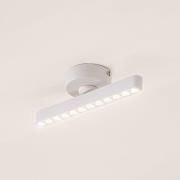 Lindby LED-spotlight Eldrin, vit, 1 lampa, ljuspunkter