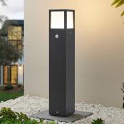 Lucande LED-väglampa Dewari, rörelsevakt, 65 cm, IP54