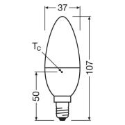 OSRAM LED Relax/Active/Sleep ljus E14 4,9W matt 827/840