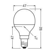 OSRAM LED Relax/Active/Sleep drops E14 4,9W matt 827/840