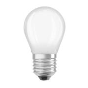 OSRAM LED-lampa droppe E27 1,2W matt 2 700K 255lm