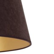 Duolla Kon lampskärm höjd 25,5 cm, brun/guld