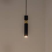 Jupiter Hänglampa Alas, svart, metall, upphängningssystem 135 cm, GU10