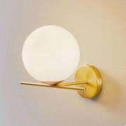 miloox by Sforzin Vägglampa Jugen, guld, 1 lampa