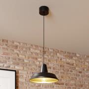 Luminex Hänglampa Class, svart/guld