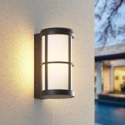 Lucande Kelini utomhusvägglampa, mörkgrå