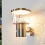 Lindby LED-utomhusvägglampa Antje, rörelsevakt, IP44
