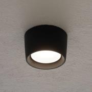 Fumagalli Downlight Livia Ø 16 cm svart/frostad konstharts GX53 CCT