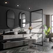 Briloner LED-takinstallationsport Kulana Mini IP44 3 svart