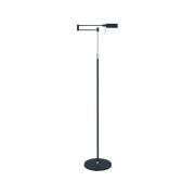 HighLight LED-golvlampa New Bari, svart, höjd 139 cm, metall, dimmer