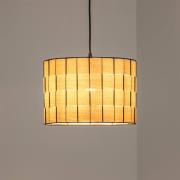 HELAM Atlanta taklampa, ekfärgad, Ø 30 cm, textil, E27