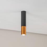 Euluna Thalassa Downlight 1flg svart/koppar 29cm