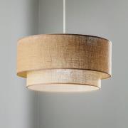 Duolla Hänglampa Boho jute naturbrun Ø45cm 1 lampa