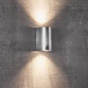 Nordlux Utomhusvägglampa Canto Maxi 2, zink