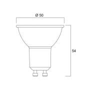 Sylvania LED reflektor GU10 5W 3.000K 36° 475 lm glas